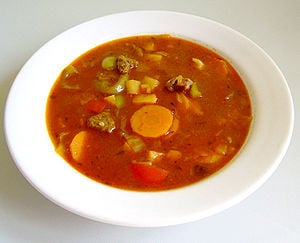 Σούπα γκούλας (gulaschsuppe)
