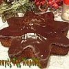 Χριστουγεννιάτικο σοκολατένιο κέικ αστέρι