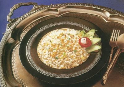 Τηγανητό ρύζι με σκόρδο