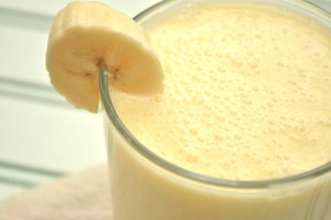 Smoothie με μπανάνα και τζίντζερ