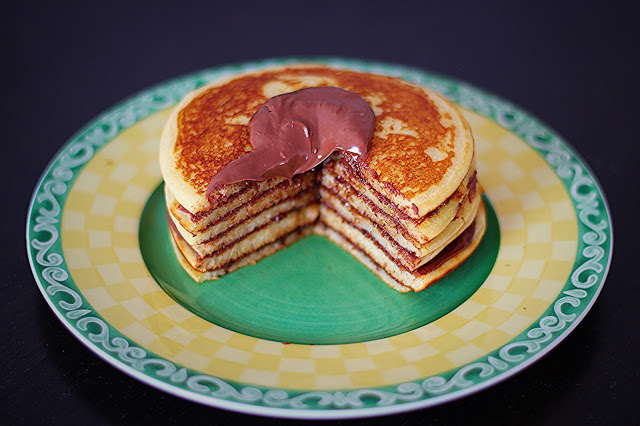 Pancakes με nutella